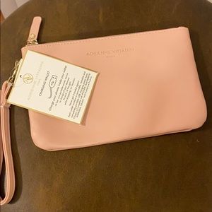 Pink charging clutch / wristlet / wallet
